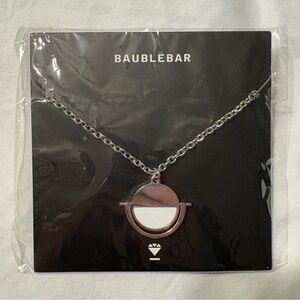 Baublebar abstract snowflake pendant fidget necklace